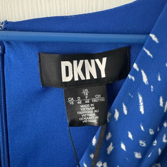 DKNY Blue Patterned Dress - Picture 4 of 7